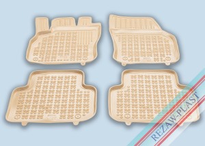 Dywaniki podłogowe beżowe pasują do: Audi Q3 II 2018 - , Sportback 2019 -