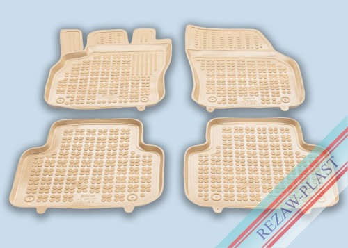 Dywaniki podłogowe beżowe pasują do: Audi Q3 II 2018 - , Sportback 2019 -