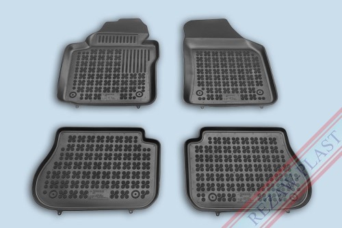 Floor mats black fit to: Volkswagen CADDY III, IV 2004 - 2020, CADDY III, IV MAXI LIFE 2007 - 2020