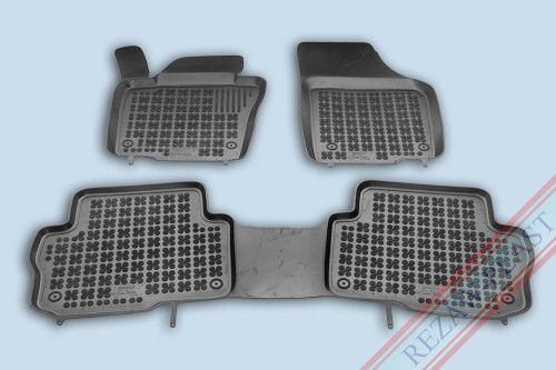 Floor mats black fit to: Seat ALHAMBRA II 2010 - 2020, Volkswagen SHARAN II 2010 - 2022