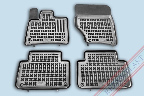 Floor mats black fit to: Audi Q7 I 2005 - 2015
