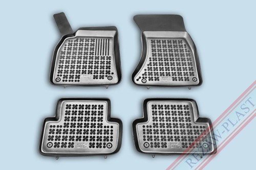 Dywaniki podłogowe czarne pasują do: Audi A4 III B8 2007 - 2015, A5 I 2009 - 2016