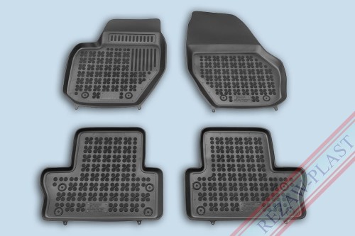 Floor mats black fit to: Volvo S60 II 2010 - 2018, V60 I 2011 - 2018, XC60 I 2008 - 2017