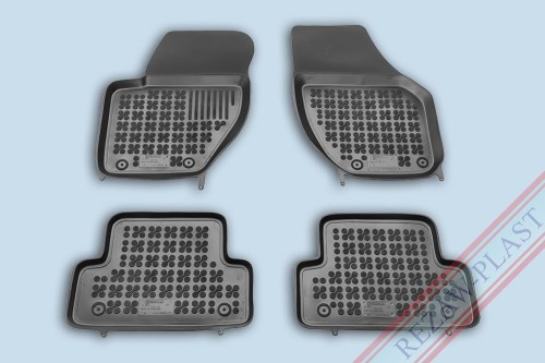 Floor mats black fit to: Volvo V40 II 2012 - 2019