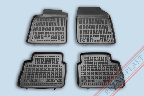 Floor mats black fit to:  Opel Vectra C 2002 - 2008