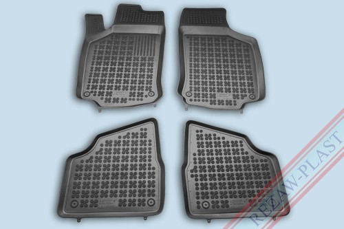 Floor mats black fit to: Opel CORSA C III 2000 - 2006