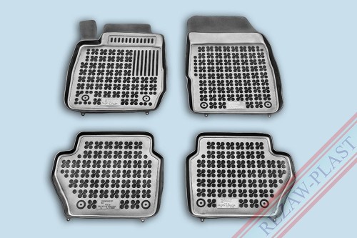 Floor mats black fit to: Ford FIESTA VI MK7 2008 - 2017