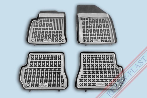 Floor mats black fit to: Ford FIESTA V MK6 2005 - 2008, FUSION 2005 - 2012