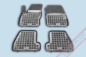 Dywaniki podłogowe czarne pasują do: Ford FOCUS III 2011 - 2018