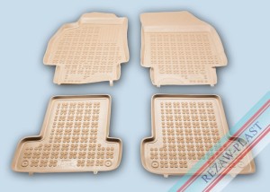 Dywaniki podłogowe beżowe pasują do: Renault MEGANE III 2008 - 2016