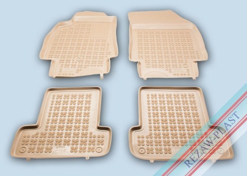 Floor mats beige fit to: Renault MEGANE III 2008 - 2016