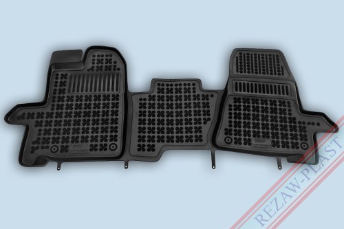 Floor mats black fit to:  Ford TOURNEO CUSTOM 2013 - 2018, TRANSIT IV 2013 -, TRANSIT CUSTOM I 2012 - 2023