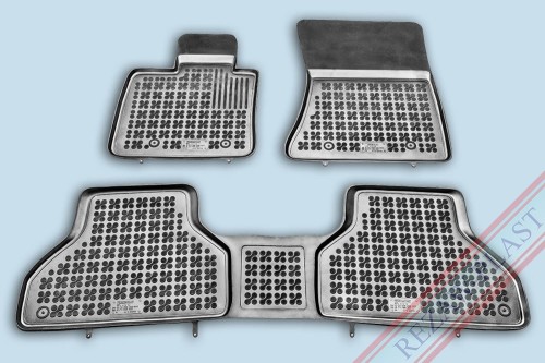 Floor mats black fit to: BMW X5 (E70) 2006 - 2013, X6 (E71) 2008 - 2014