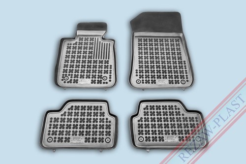 Floor mats black fit to: BMW 1 (E87) 2004 - 2011, 1 (F20) 2011 - 2019