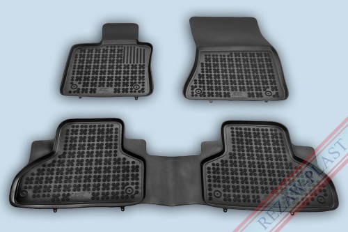 Floor mats black fit to: BMW X5 (F15) 2013 - 2018, X6 (F16) 2014 - 2019