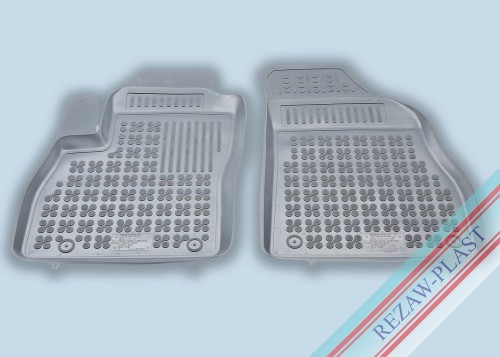 Floor mats grey fit to: Citroen NEMO 2008 - 2017, Fiat FIORINO III 2007 - 2020, Peugeot BIPPER 2007 - 2016