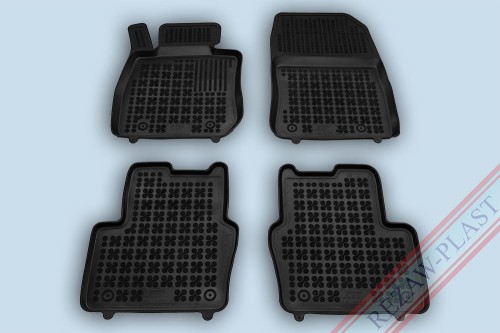 Dywaniki podłogowe czarne pasują do: Mazda CX-3 2015 -