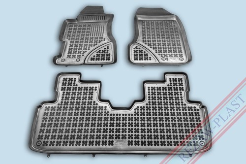 Floor mats black fit to: Honda CIVIC VII 2001 - 2006