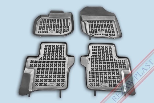Dywaniki podłogowe czarne pasują do: Honda CITY V 2008 - 2013