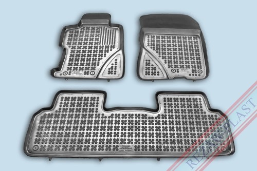 Floor mats black fit to: Acura ILX 2012-2018, Honda CIVIC VIII 2006 - 2011