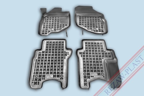 Dywaniki podłogowe czarne pasują do: Honda JAZZ II (GD) 2002 - 2008