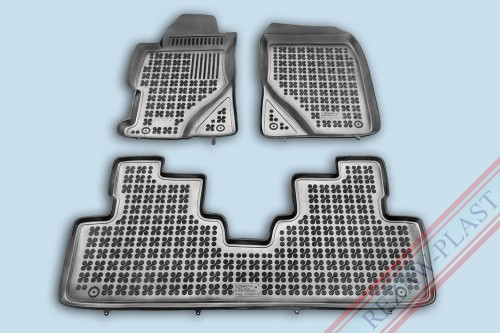 Floor mats black fit to: Honda CIVIC VII 2001 - 2006