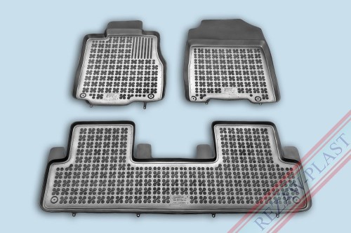 Dywaniki podłogowe czarne pasują do: Honda CR - V IV 2012 - 2018