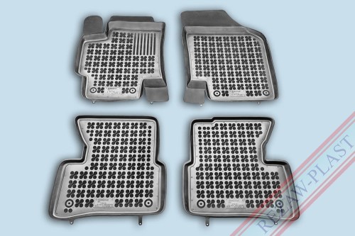 Floor mats black fit to: Kia RIO II 2005 - 2011