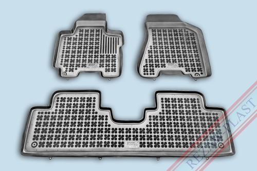 Floor mats black fit to: Kia SPORTAGE II 2004 - 2010