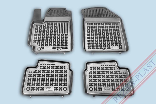 Dywaniki podłogowe czarne pasują do: Kia PICANTO II 2011 - 2017, PICANTO III 2017 -
