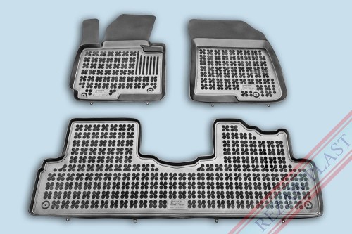 Floor mats black fit to: Kia CARENS IV 2013 - 2018