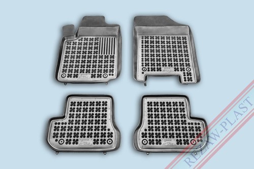 Floor mats black fit to: Citroen C2 2003 - 2009
