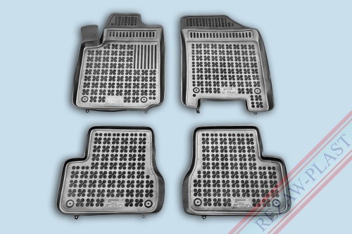 Floor mats black fit to: Citroen C3 I 2002 - 2009
