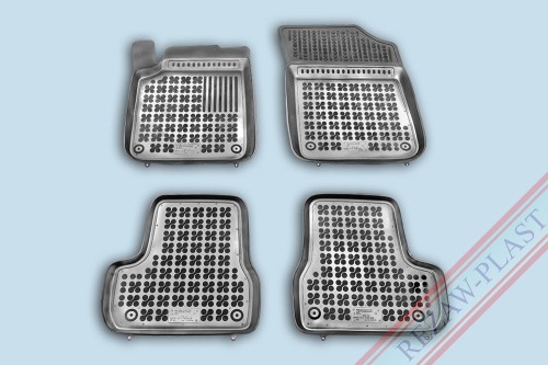 Floor mats black fit to: Citroen C3 II 2009 - 2016