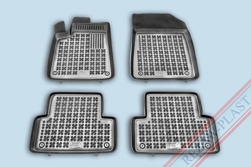 Floor mats black fit to: Citroen C5 I 2001 - 2008
