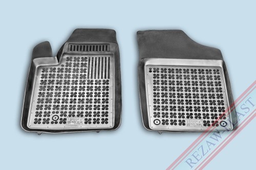 Floor mats black fit to: Citroen BERLINGO I 1996 - 2010, Peugeot PARTNER I 1997 - 2010