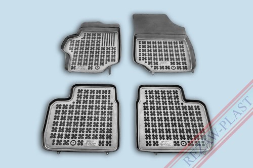 Floor mats black fit to: Citroen C - ELYSEE 2013 - 2021, Peugeot 301 2012 - 2019