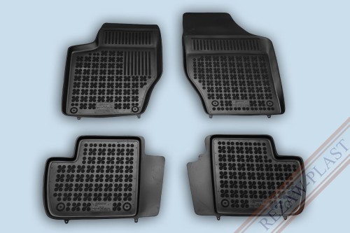 Floor mats black fit to: Peugeot 308 I 2007 - 2013