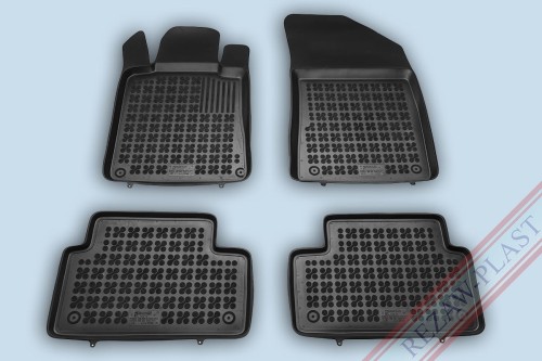 Dywaniki podłogowe czarne pasują do: Peugeot 508 I 2010 - 2018, 508 RXH I 2010 - 2018