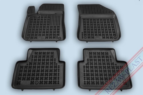 Floor mats black fit to: Peugeot 308 II 2014 - 2021