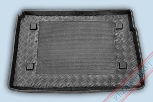 Trunk mat with non - slip fits to: Citroen NEMO 2008 - 2017, Fiat FIORINO III 2007 - 2020