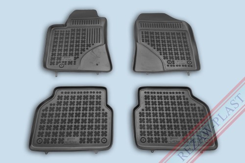 Floor mats black fit to: Toyota AVENSIS II 2003 - 2009