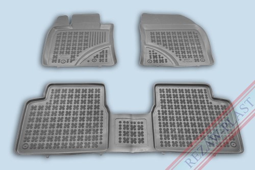 Floor mats black fit to: Toyota AVENSIS III 2009 - 2018