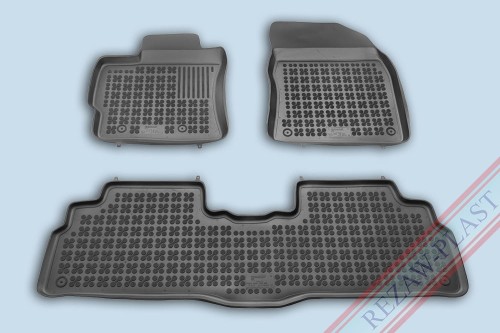 Floor mats black fit to: Toyota VERSO 2009 - 2018