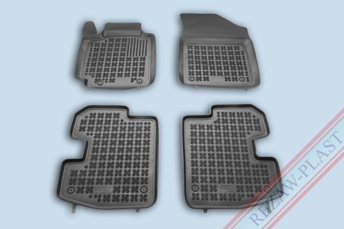 Dywaniki podłogowe czarne pasują do: Toyota YARIS I 1999 - 2005