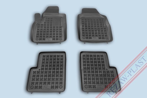 Dywaniki podłogowe czarne pasują do: Fiat 500 2007 -