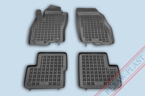 Floor mats black fit to: Fiat GRANDE PUNTO 2005 - 2009