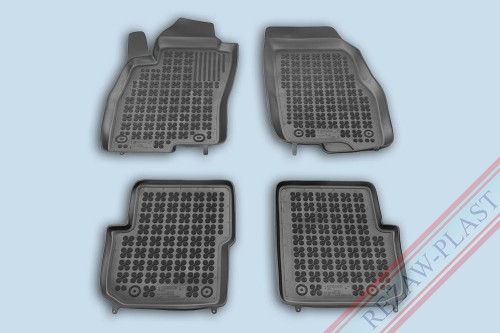 Floor mats black fit to: Fiat PUNTO EVO 2009 - 2012