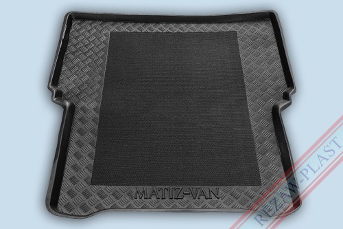 Trunk mat with non - slip fits to: Daewoo MATIZ 1997 - 2007