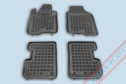 Dywaniki podłogowe czarne pasują do: Fiat PANDA III 2012 -